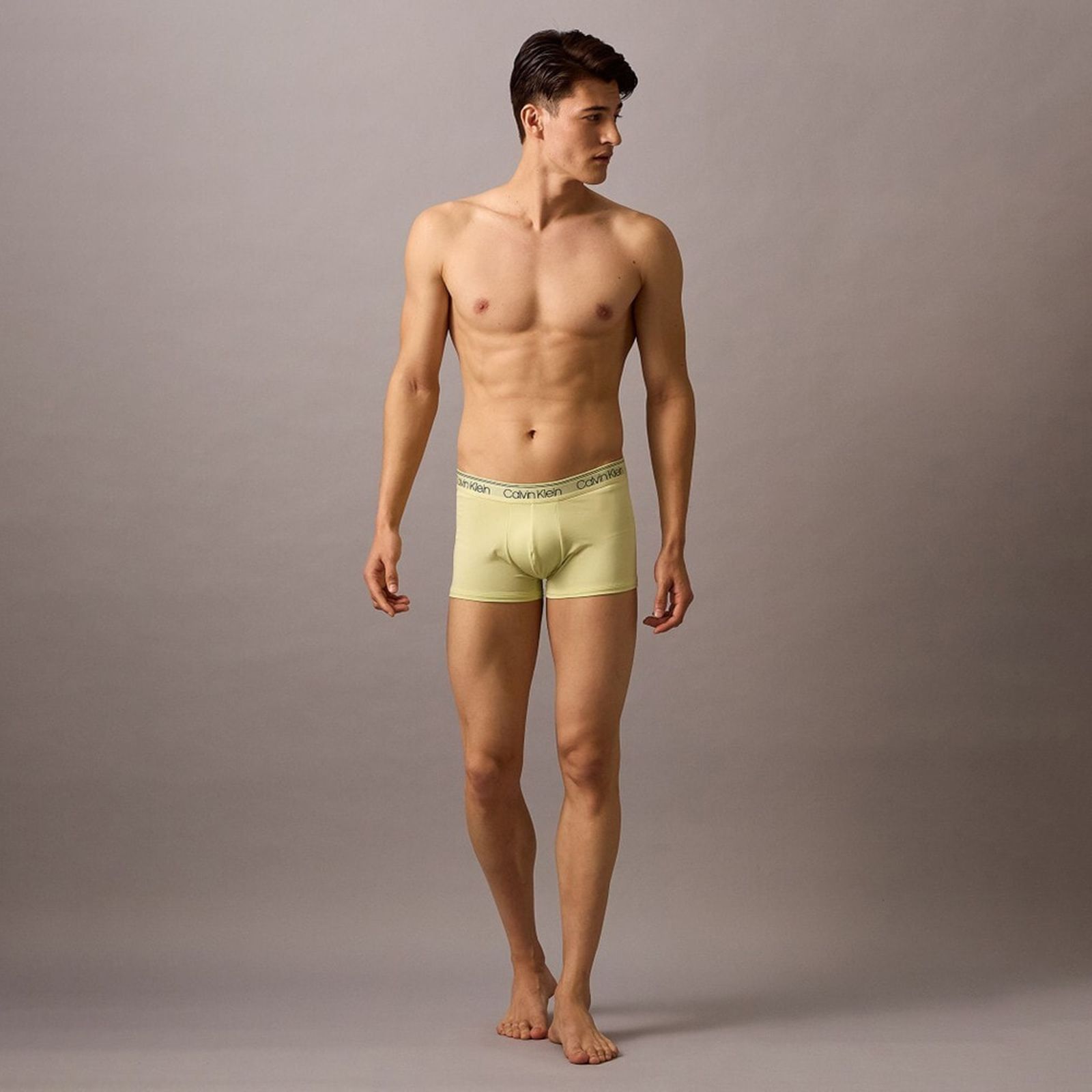 【ラスト1点】LOW RISE TRUNKS / ボクサーパンツ / Micro Stretch / ローライズトランクス [3枚パック](ピンク/イエロー/グレー)