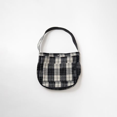 Leather Shoulder Bag / レザーショルダーバック [リバーシブル](ブラック)