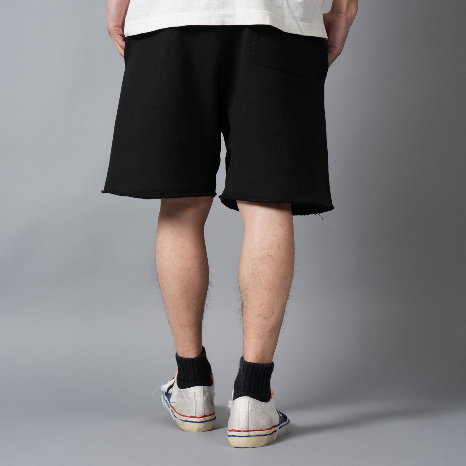 SM-MK8-0000-066 / SWEAT SHORTS / I LOVE SAINT/BLK / スウェットショーツ (ブラック)