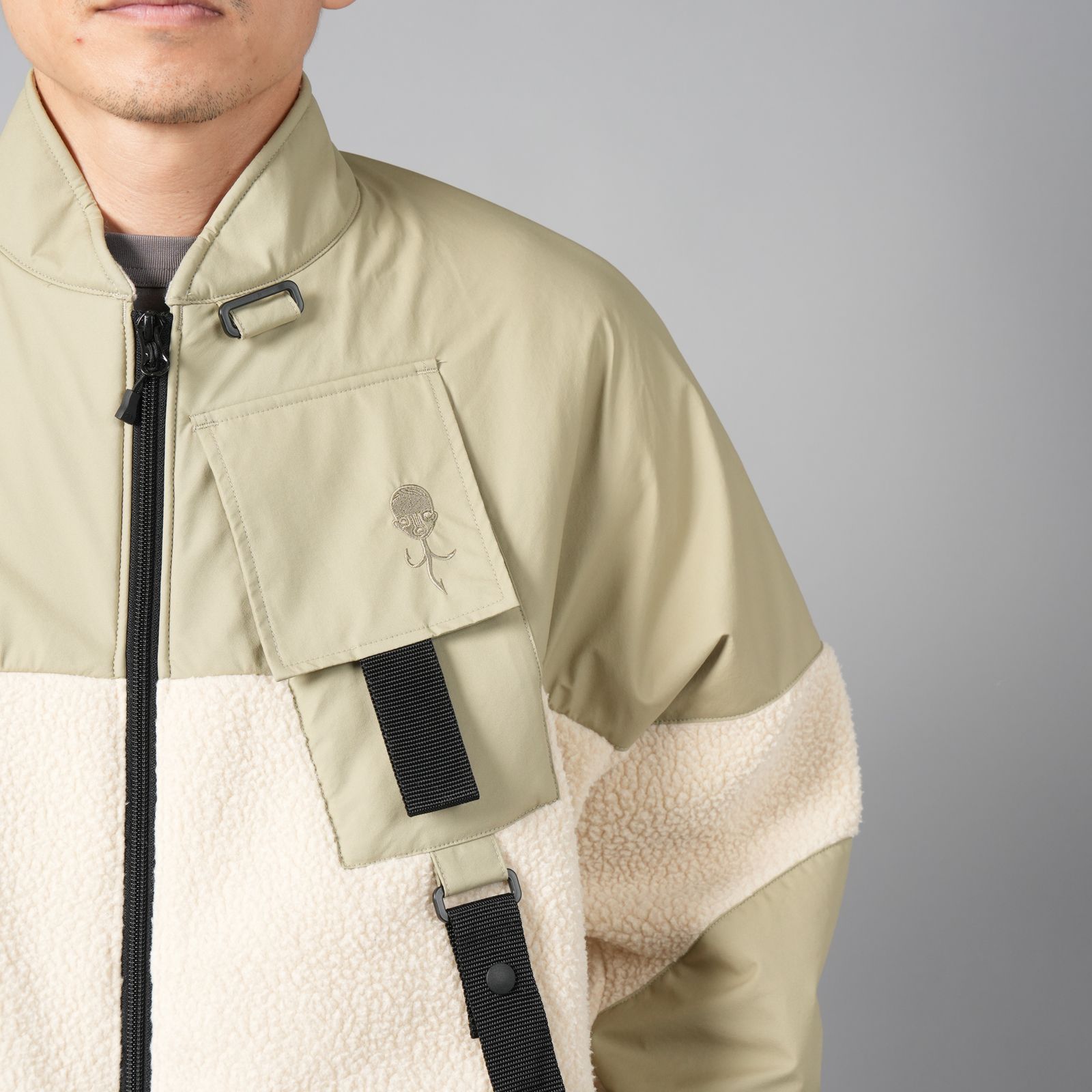 【限定】WINDSTOPPER BY GORE-TEX LABS 3L x POLARTEC  COAST GUARD.SHIRT BLOUSON / ゴアテックス ラボ スリーレイヤー / シャツブルゾン [防水・防風] (ベージュ)