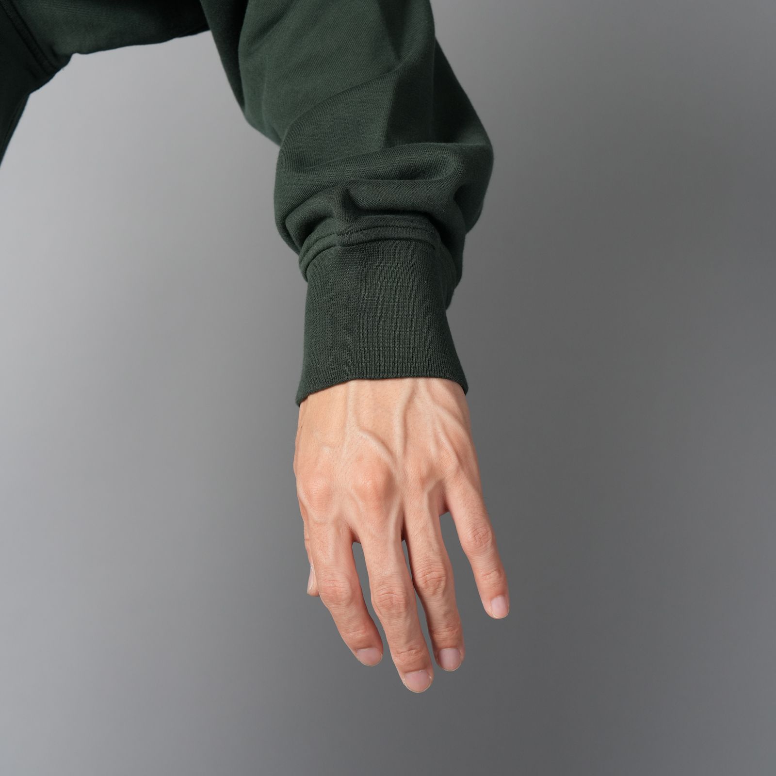 【定番アイテム】 6100060 / ORGANIC COTTON FLEECE / トレーナー / クルーネックスウェット 【ガーメントダイ】  (ジュニパー)