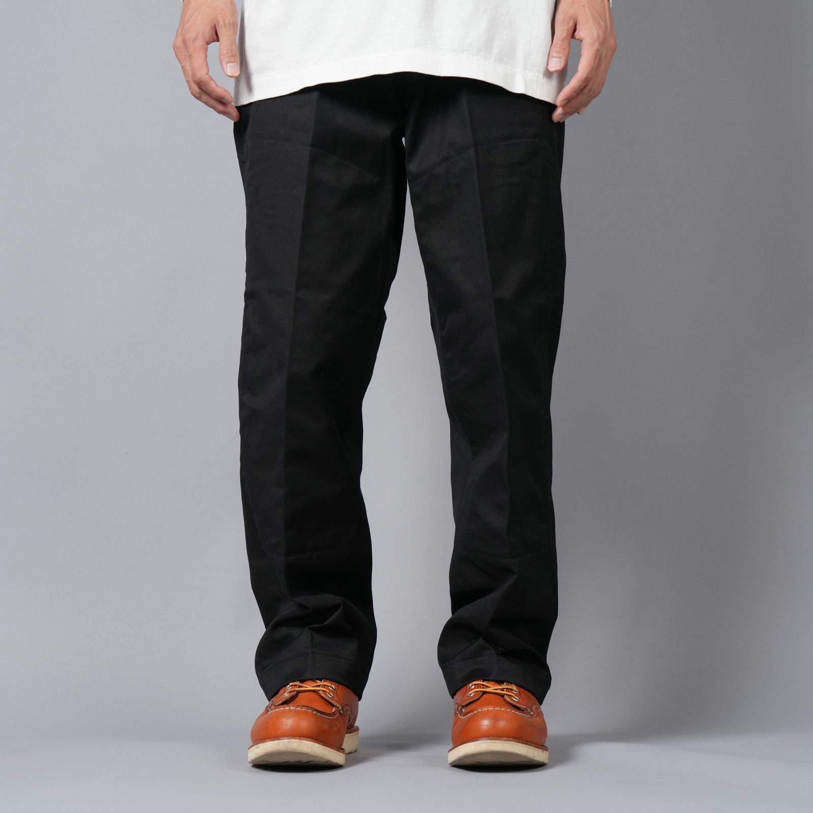 【ラスト1点】SM-YS1-0000-069 / WIDE PANTS / CHINO / BLACK / ワイドパンツ / チノパン (ブラック)