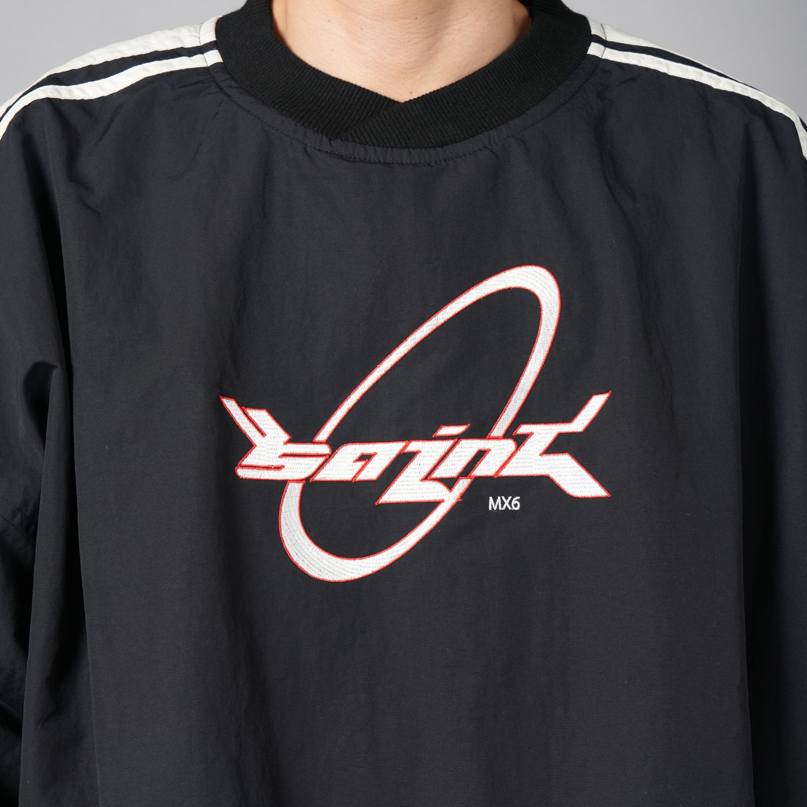 【ラスト1点】 SM-YS1-0000-054 / NYLON PULLOVER / SAINT / BLK / ウインドブレーカー (ブラック)