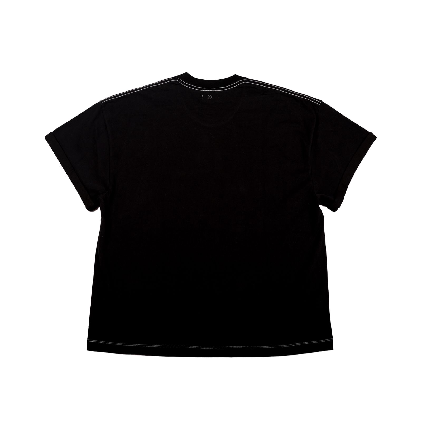 Oversized Organic T-shirt / オーバーサイズ オーガニック Tシャツ (ブラック) - M
