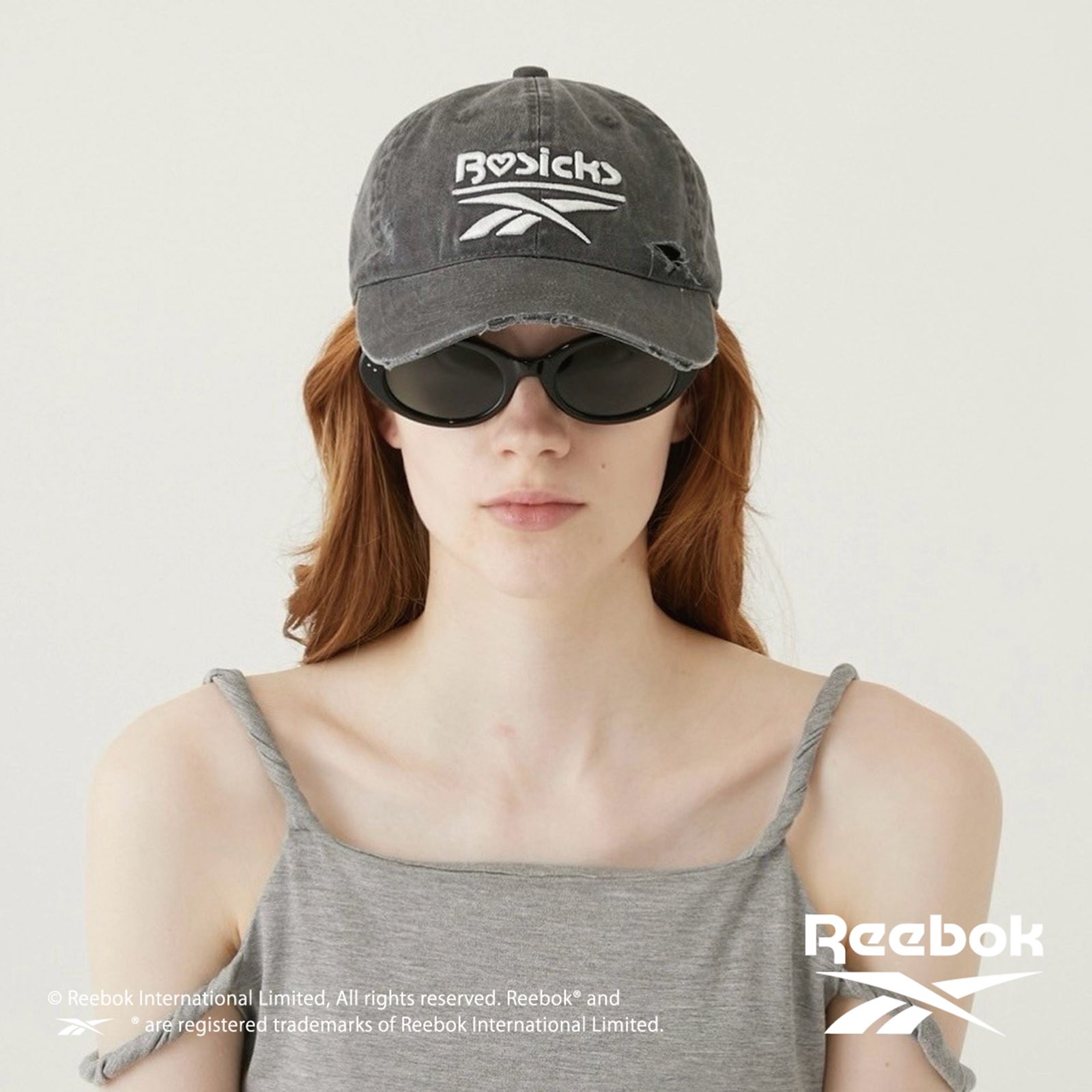 【限定】BASICKS x Reebok Logo Cap / ロゴ キャップ (ブラック)