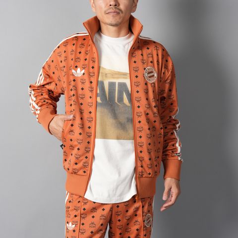 【残りわずか】【コラボ】adidas x FC Bayern x MCM / Track Jacket / トラックジャケット (コグナック)