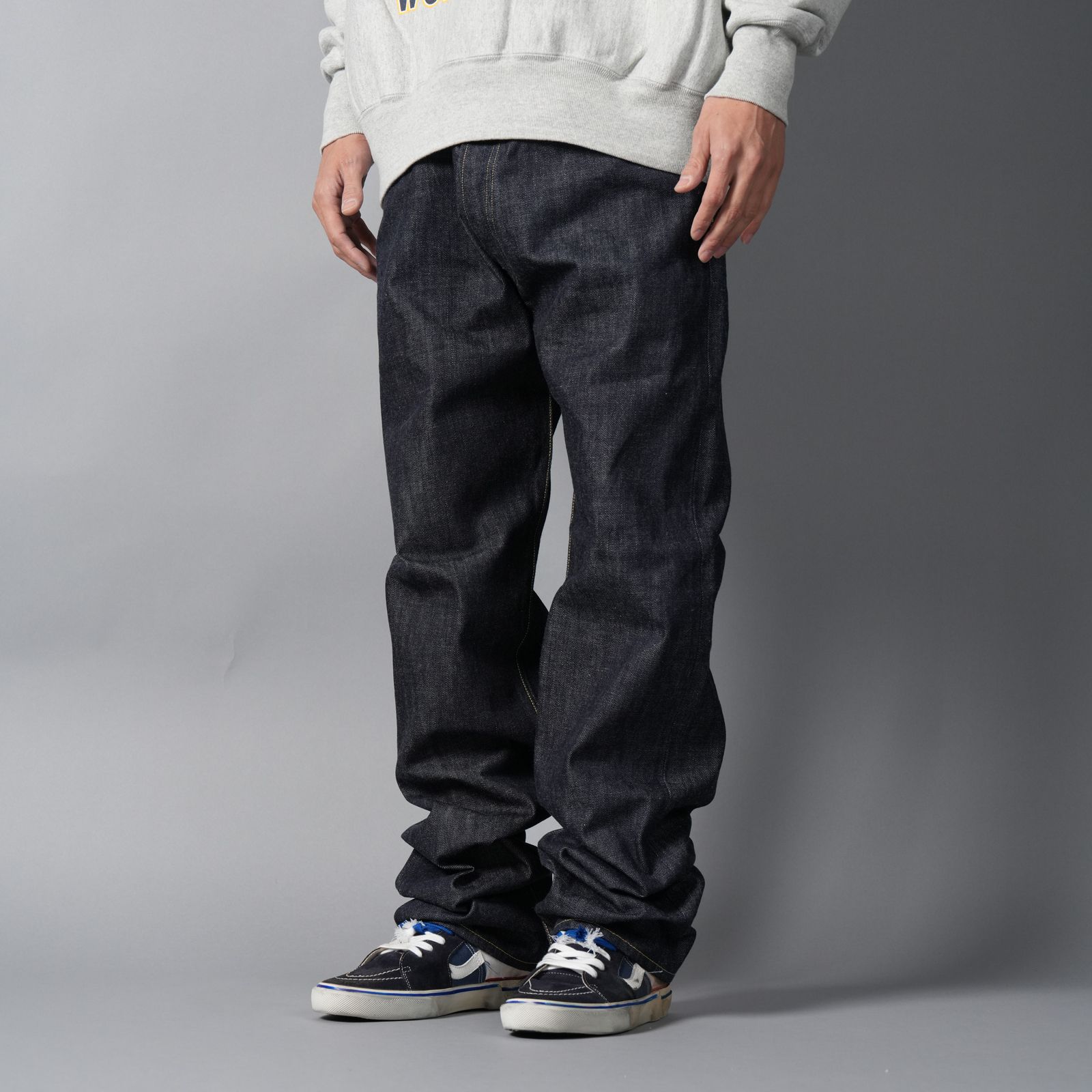 【残りわずか】【コラボ】SM-HR1-0000-C61 / BB_DENIM PNT /  5PKTS REGID / BLUE / デニムパンツ (ブルー)