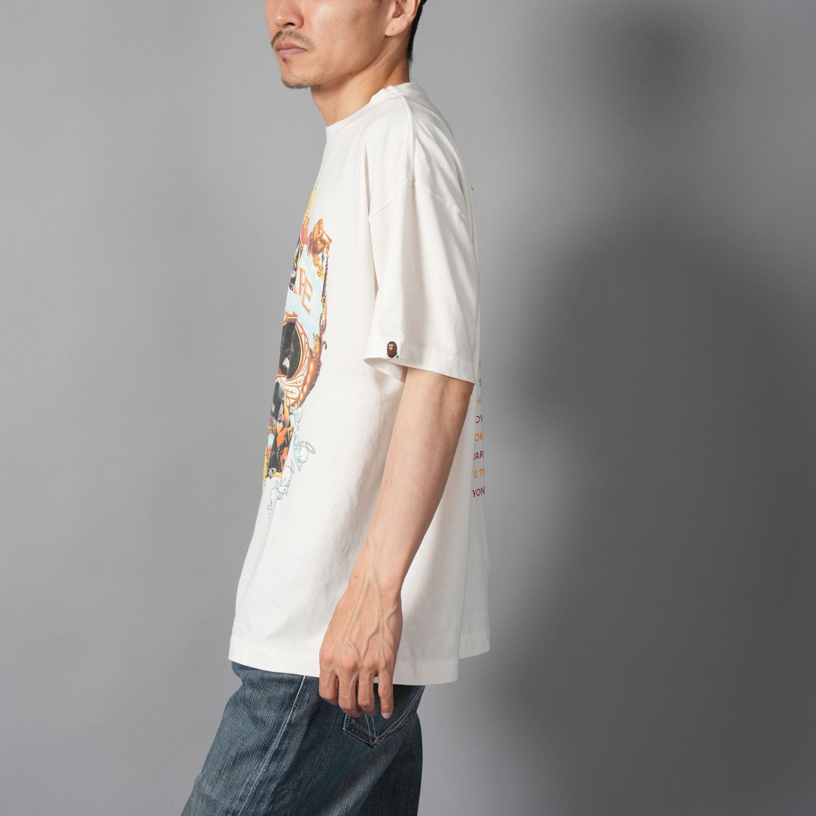 【残りわずか】【コラボ】SM-HR1-0000-C36 / BAPE_SS TEE / GENERATION/WHITE / Tシャツ (ホワイト)