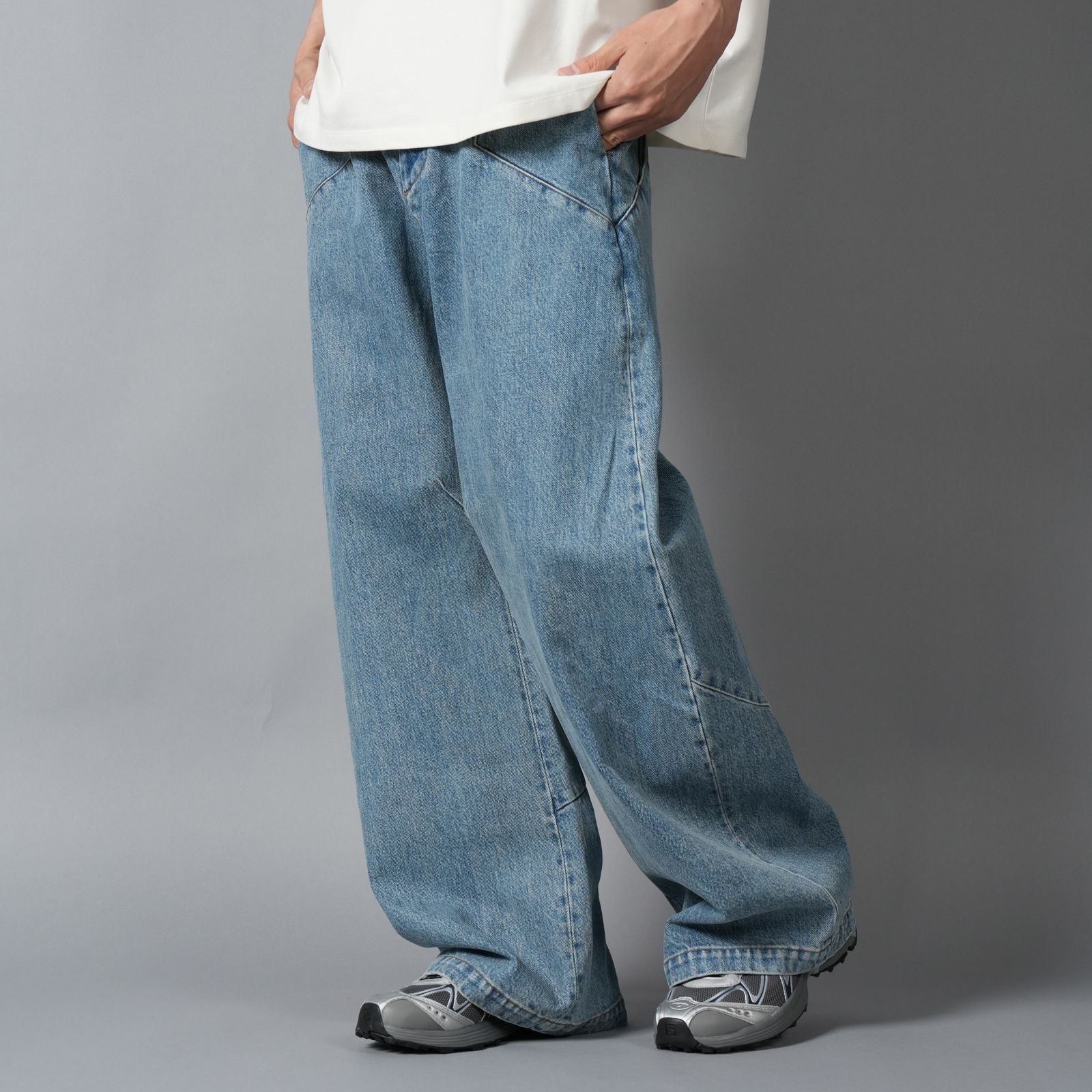 DENIM 410 WORKWEAR JEANS / デニムパンツ (ヴィンテージタイブルーウォッシュ)