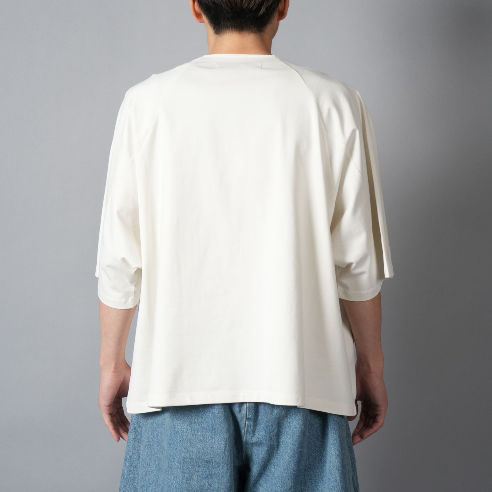 BOX CUT TEE / ボックスカットTシャツ (フラットホワイト)