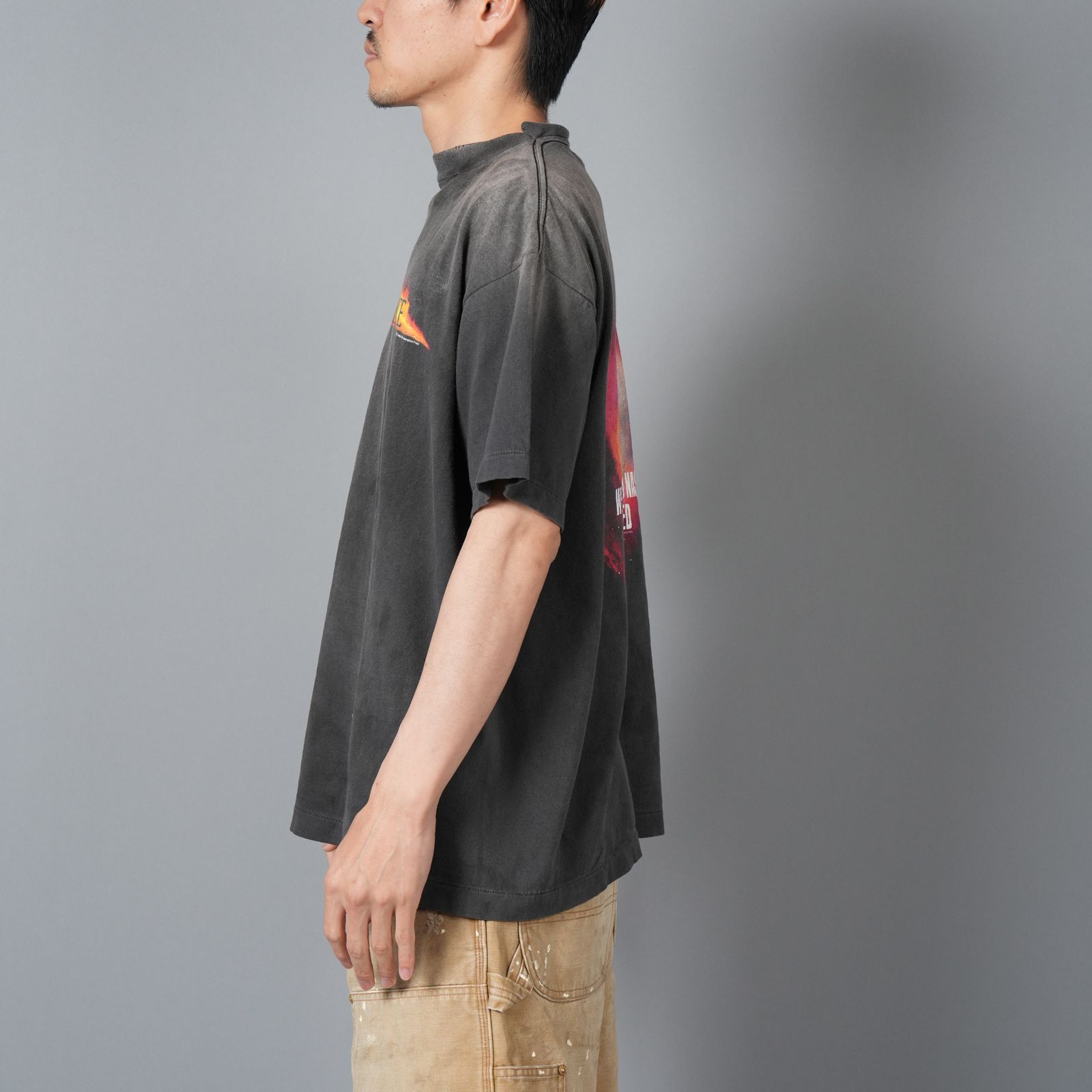 【ラスト1点】SM-HR8-0000-013 / SS TEE/OBLITERATE/ BLACK / Tシャツ (ブラック)