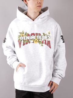 ラスト1点 / DenimTears x Virginia HOODIE / デニムティアーズ ヴァージニア フーディー (グレー)
