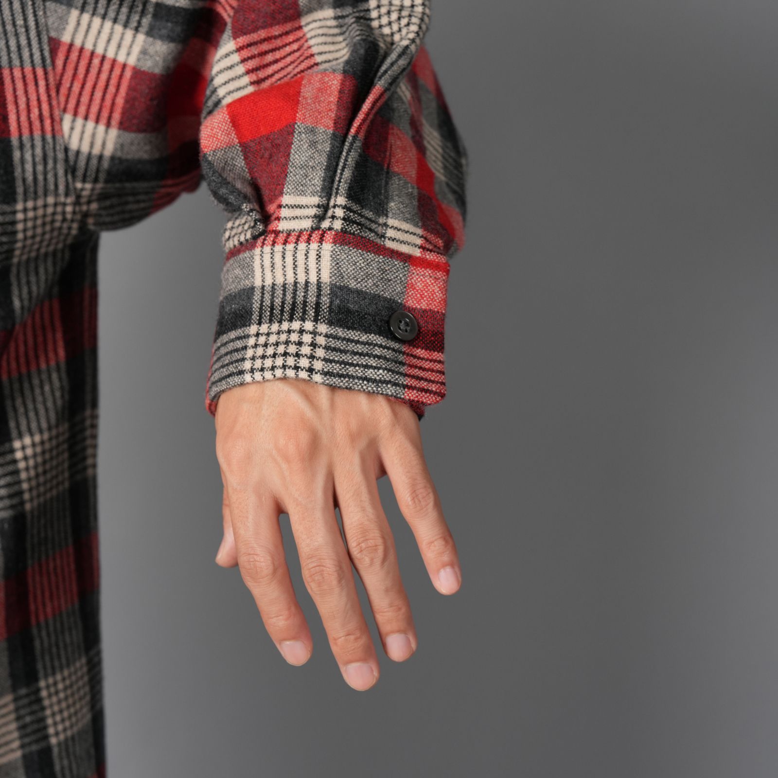 Classic Wool Shirt / クラシックウールシャツ (レッド)