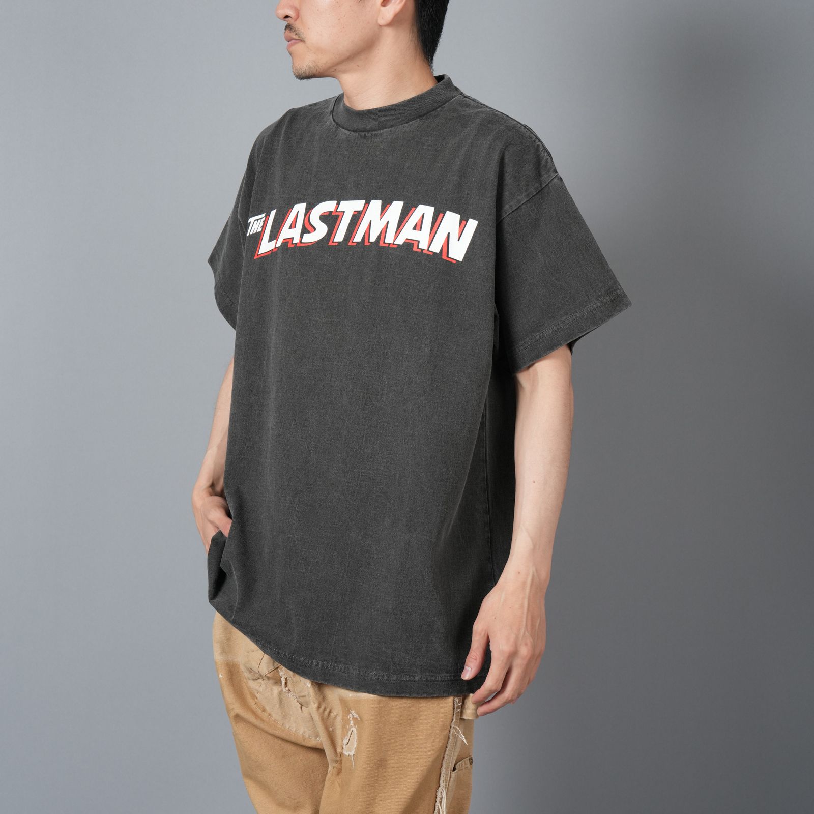 【残りわずか】PRINTED TEE SHIRTS "COMIC" / プリントTシャツ コミック / Tシャツ (ブラック)