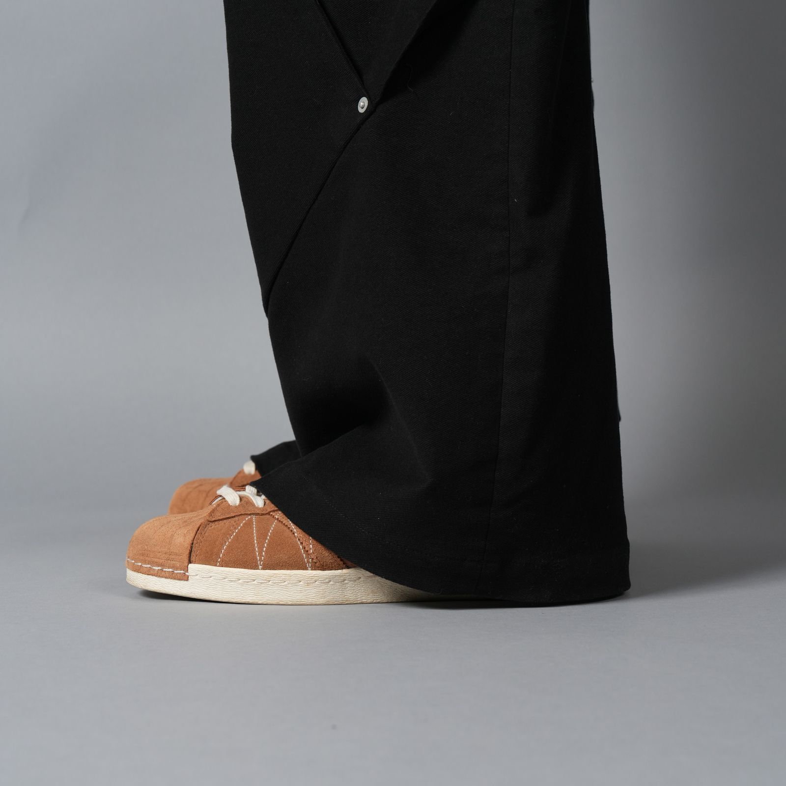 3D Double Knee Trousers / ダブルニー トラウザーズ (ブラック)