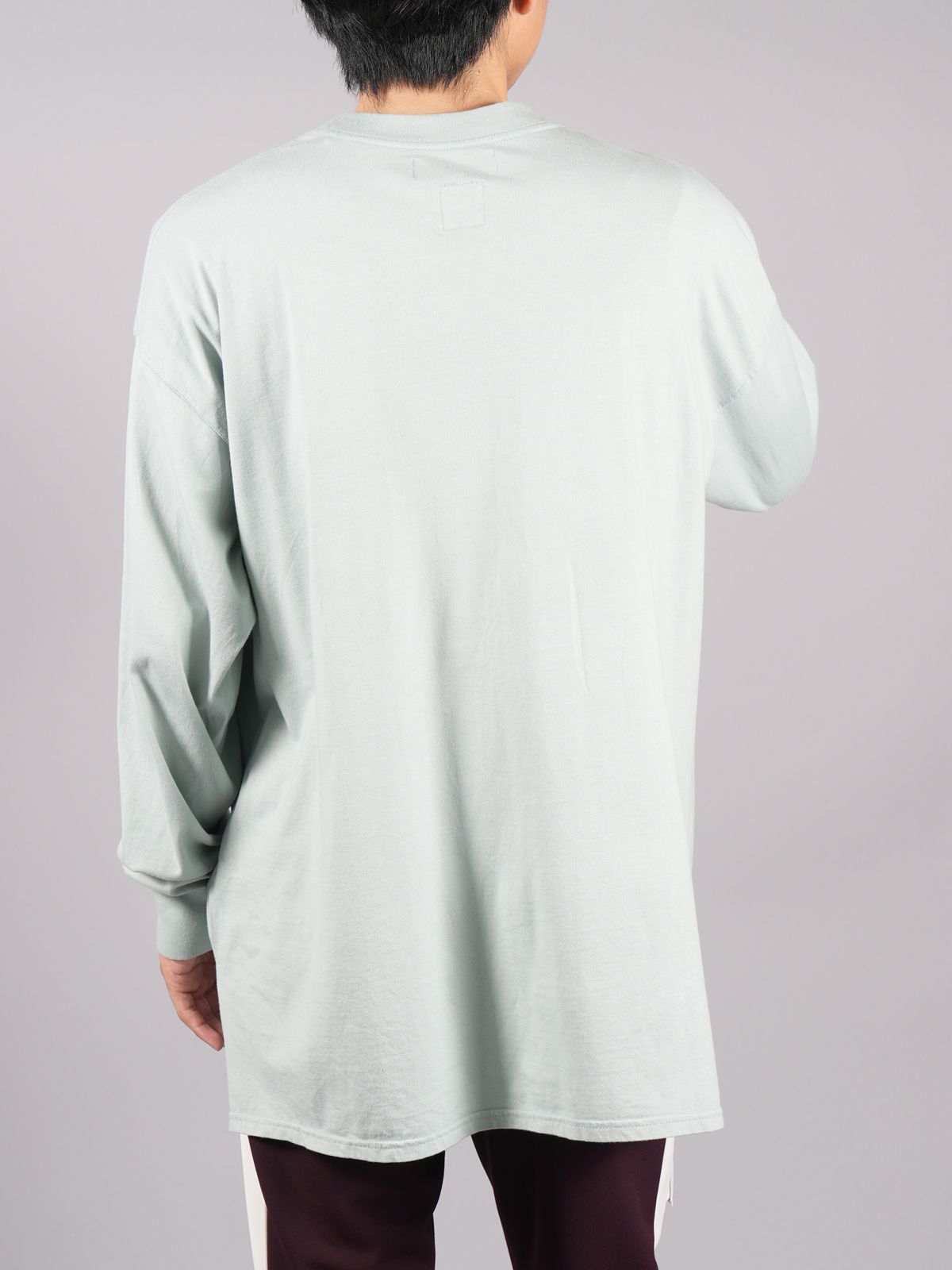 【ラスト1点】LOGO LONG TEE / ロングTシャツ(ロゴ) / TOF-TEE-U04 / カットソー / ライトブルー / メンズ