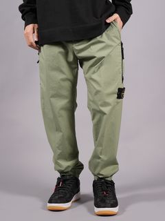 【ラスト1点】 30503 STRETCH COTTON TELA PARACADUTE GARMENT DYED / ストレッチコットン カーゴパンツ / 【ガーメントダイ】  (セージグリーン)