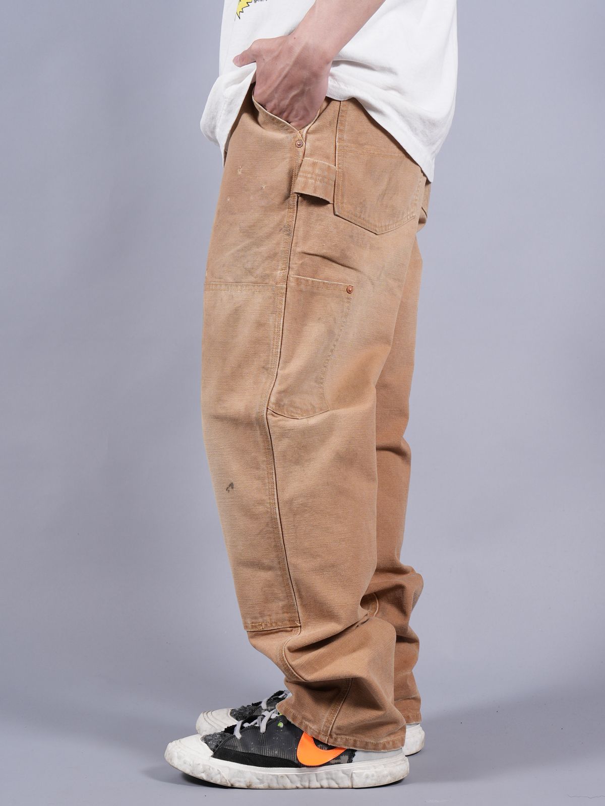 SAINT M×××××× - SM-S23-0000-061 / PANTS / DOUBLE KNEE / BEIGE