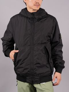 【ラスト1点】 40823 / GARMENT DYED CRINKLE REPS RECYCLED NYLON WITH PRIMALOFT®-TC / ガーメントダイ クリンクル / ナイロンジャケット  (ブラック)