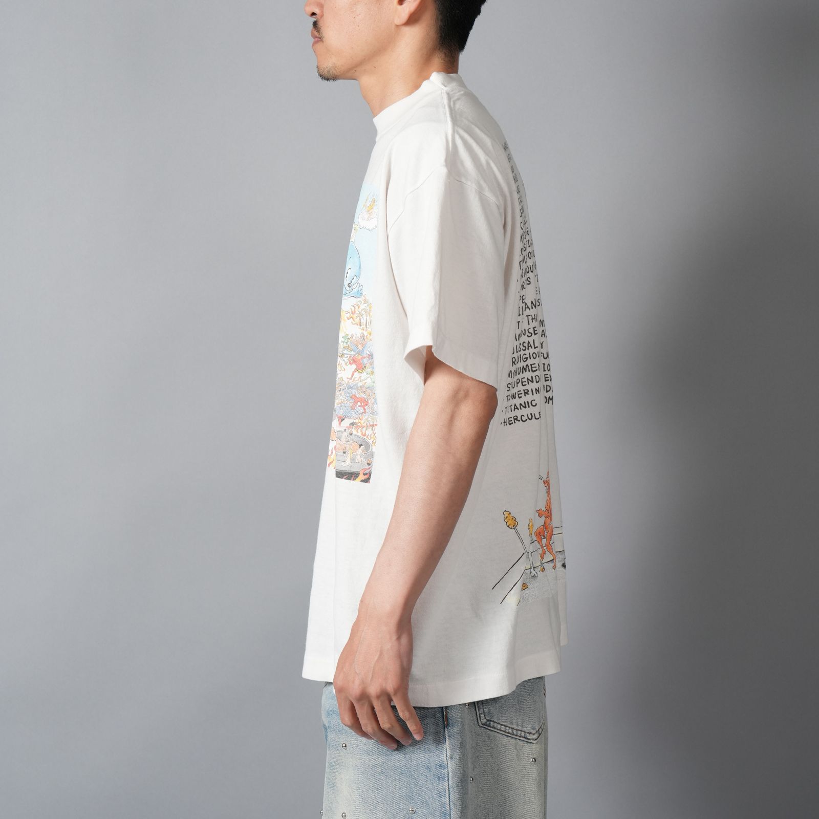 【ラスト1点】SM-MK8-0000-016 / SS T-SHIRT / SAINT WET / WHITE / Tシャツ (ホワイト)