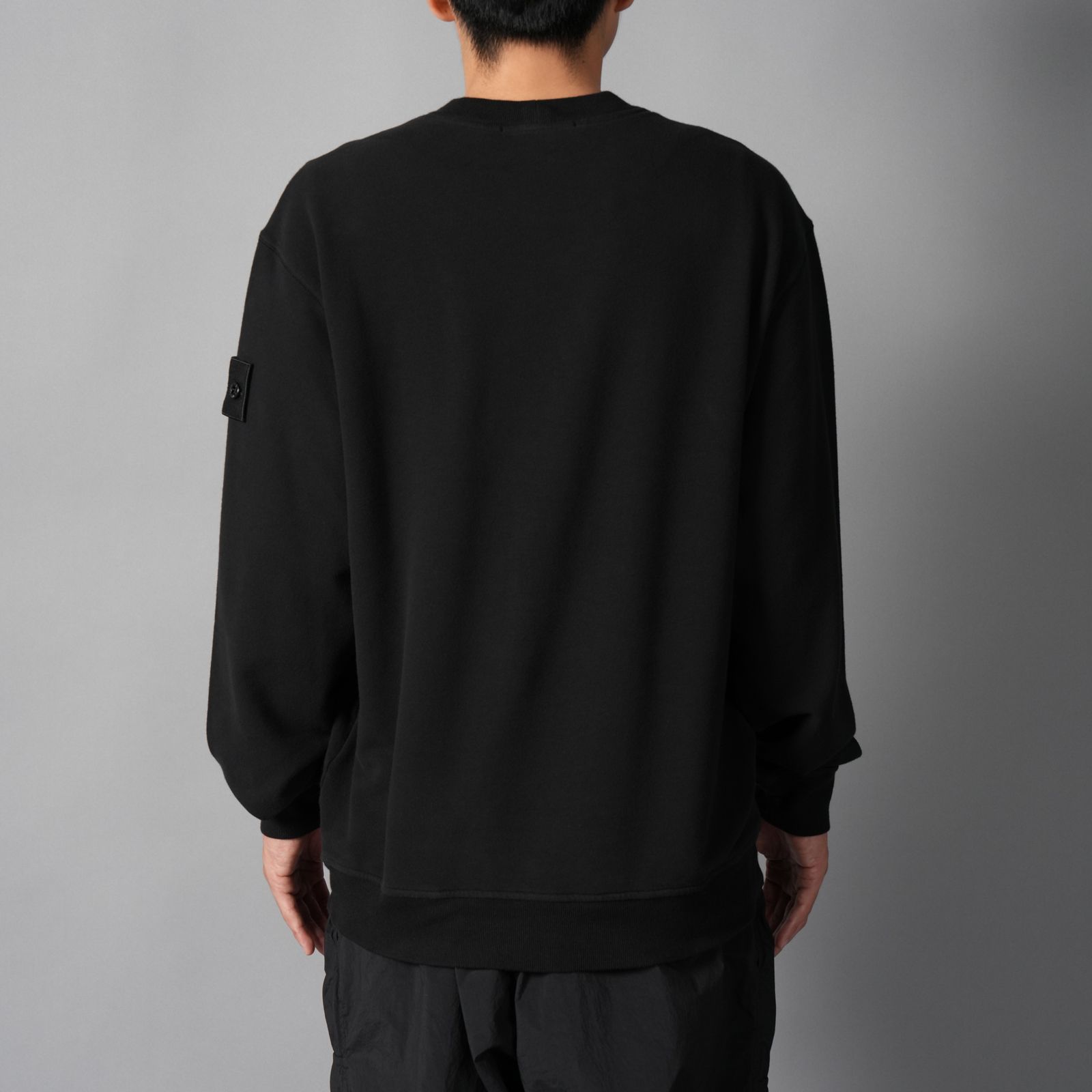 6100069 / SWEAT SHIRT_S.I. GHOST / クルーネックスウェット (ブラック)