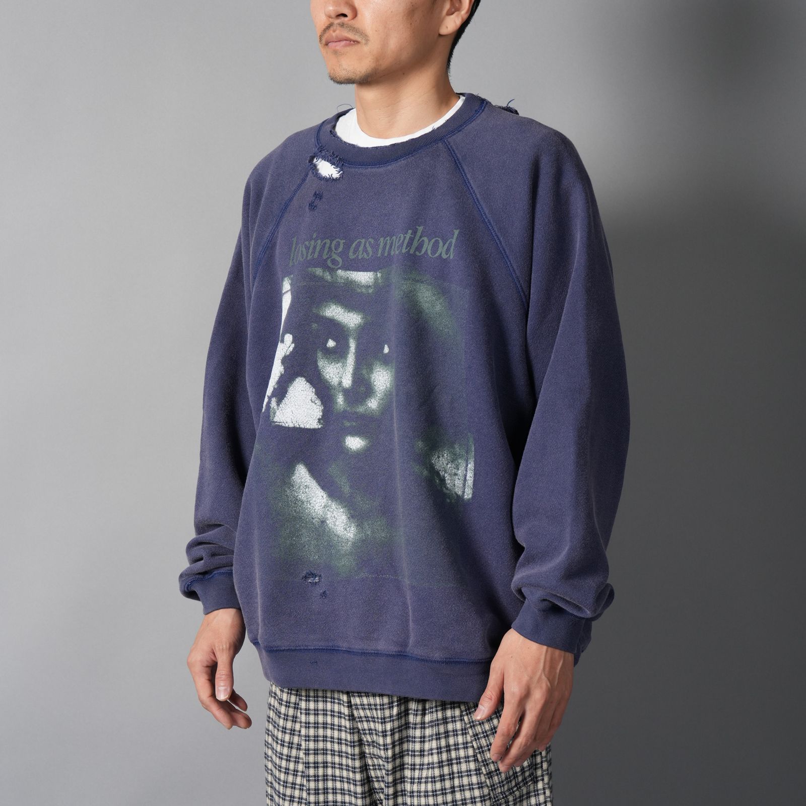 SIREN, crewneck / クルネックスウェット ・ トレーナー (ネイビーブルー)