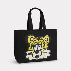 【限定】'KENZO VERDY MARKET' KENZO Utility ラージ トートバッグ リバーシブル (ブラック)
