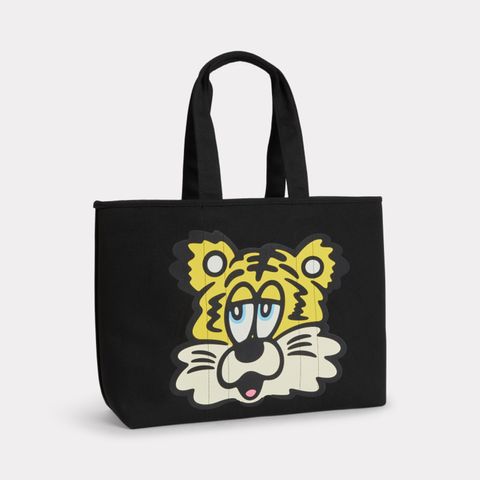 【限定】'KENZO VERDY MARKET' KENZO Utility ラージ トートバッグ リバーシブル (ブラック) FF58SA911F35 KENZO