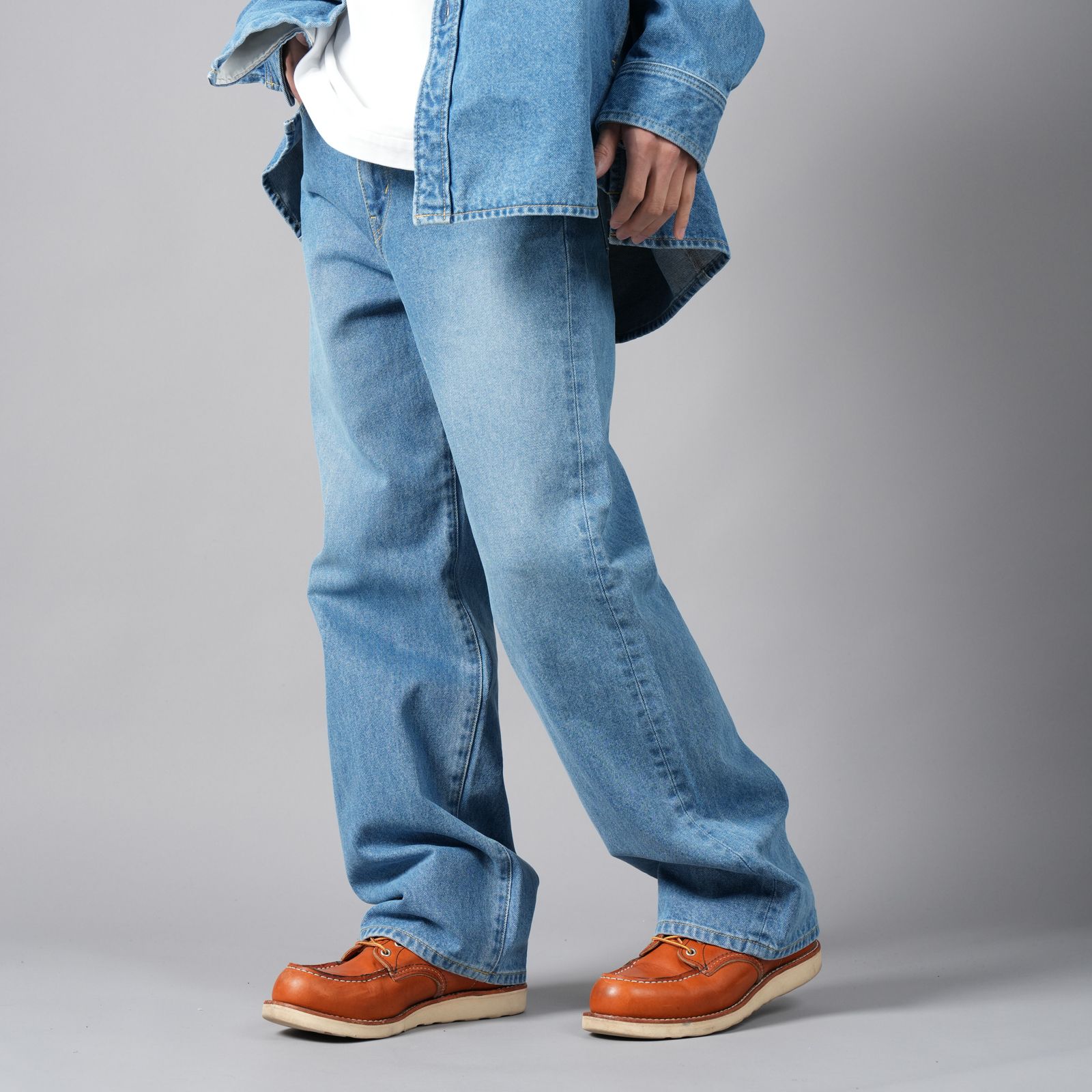 【ラスト1点】BETA 5 POCKET PANTS / ベータ 5ポケット パンツ (ウォッシュドブルー)
