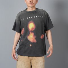 SM-HR8-0000-010 / SS TEE / SAINT PRAISE / BLACK / Tシャツ (ブラック)
