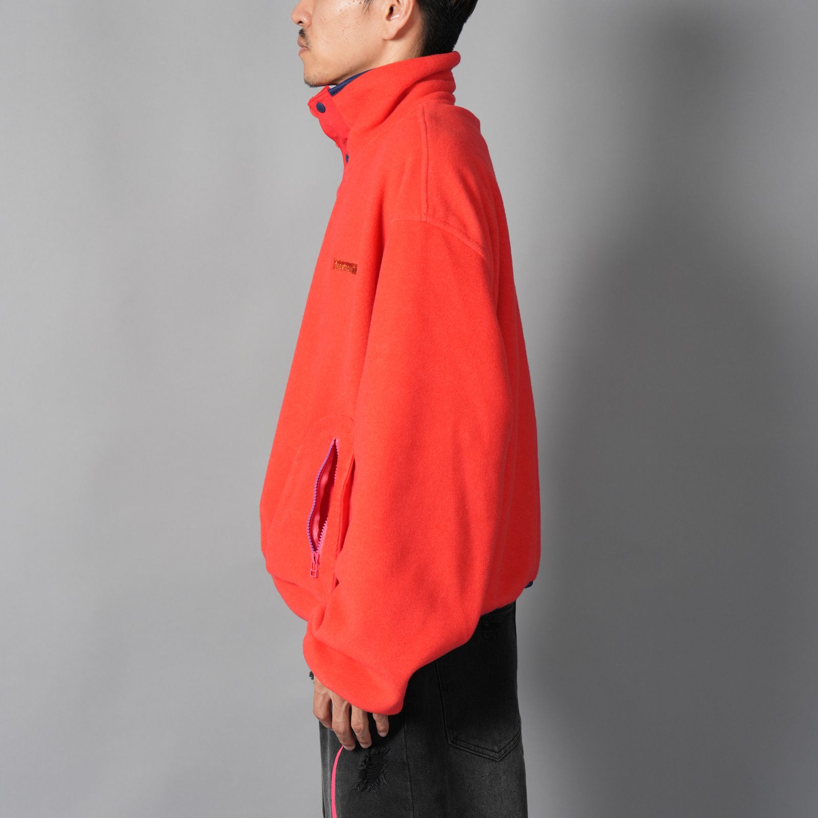FLOWING FLEECE SWEAT / フローイング フリース スウェット  (レッド)