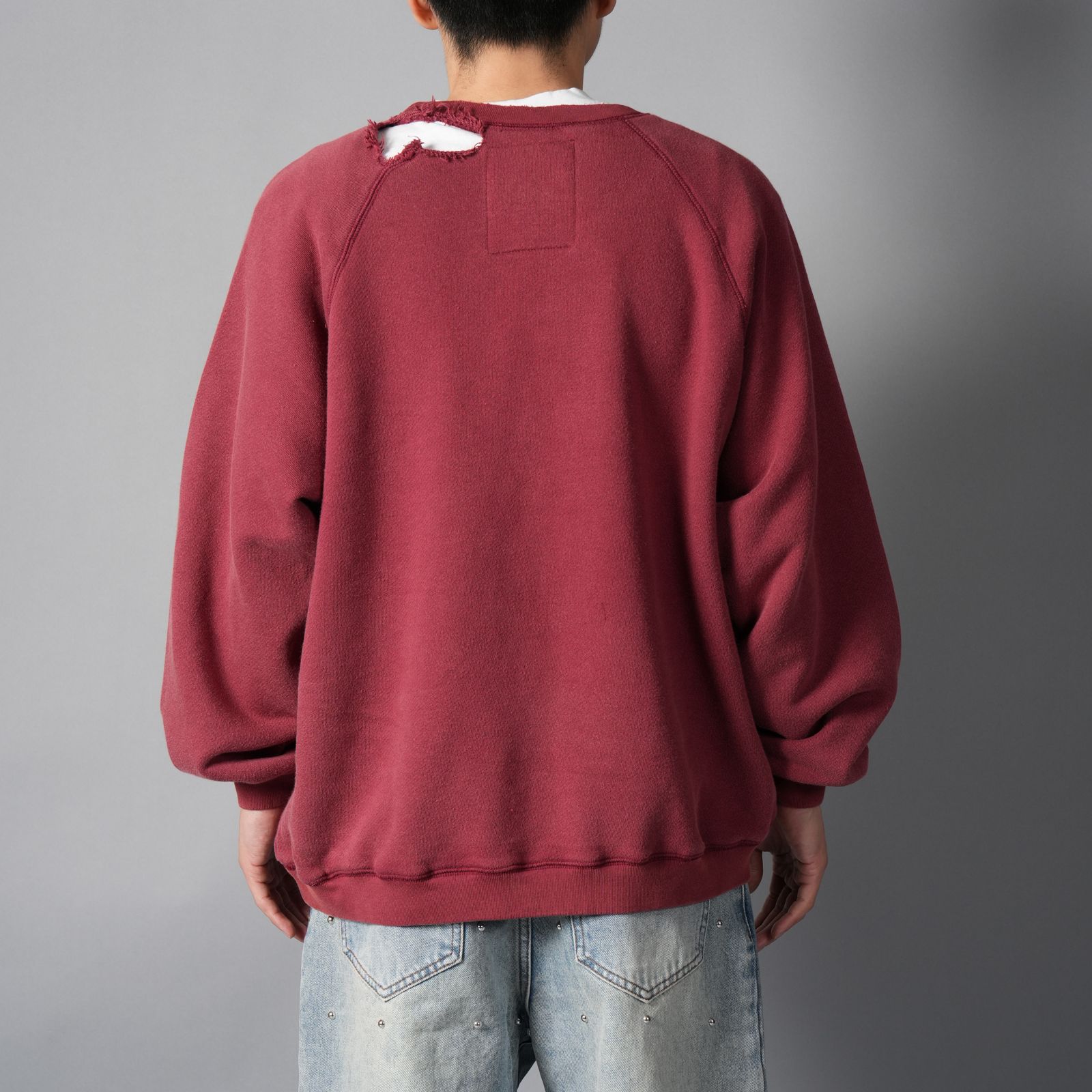 【残りわずか】MIRACLE, crewneck / クルーネックスウェット ・ トレーナー (レッド)