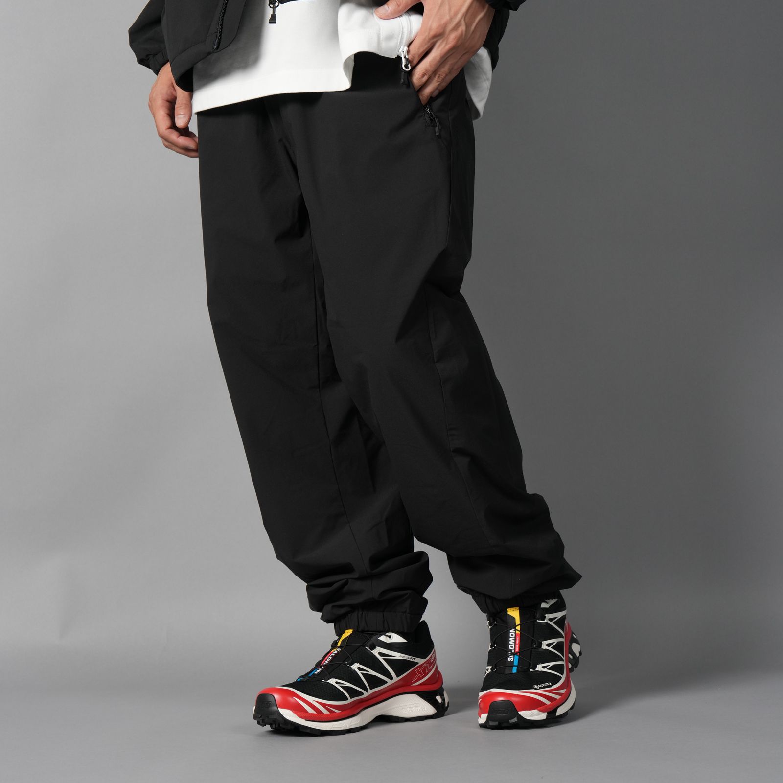 WR PL ST.x POLATEC ALPHA PANTS  / ナイロンパンツ (ブラック)