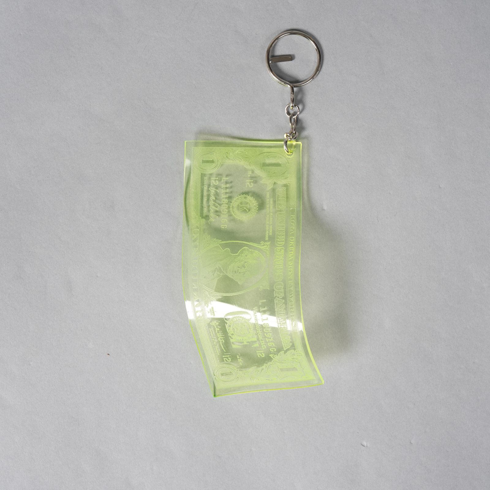 ACRYLIC KEYRING / アクリルキーリング / 💲 / ドル (イエロー)