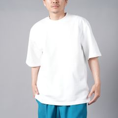 【ラスト1点】マルニパッチ付き オーガニックコットン製 オーバーサイズTシャツ (アイボリー)