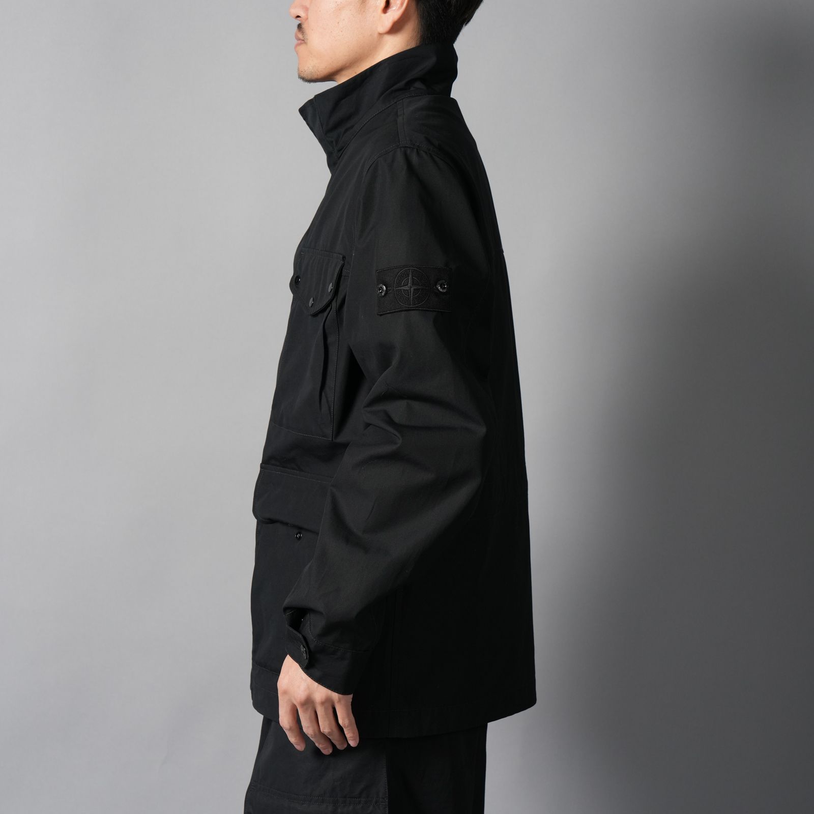 4100035 / ALL-WEATHER COTTON CANVAS_S.I. GHOST / フィールドジャケット (ブラック)