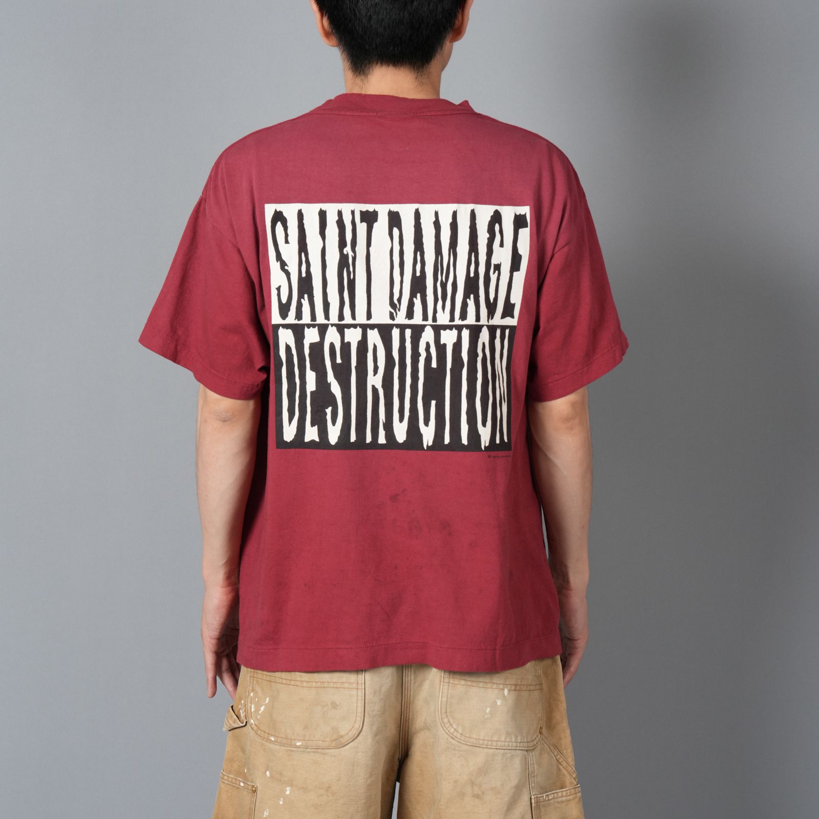 【SAINT Mxxxxxx】SS TEE / ? / BURGUNDY 半袖 Tシャツ Saint Mxxxxxx – Vintage Concept Store