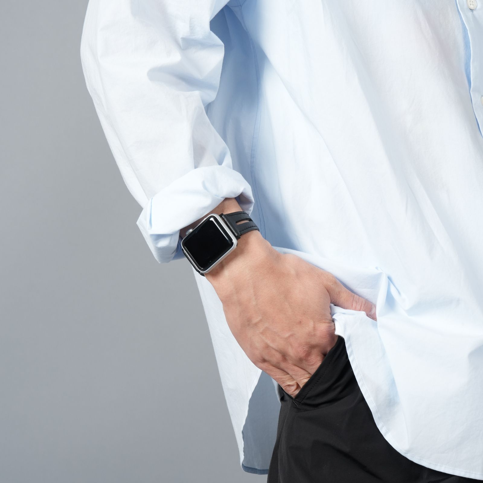 レザーハイブリッドバンド for Apple Watch - アップルウォッチ