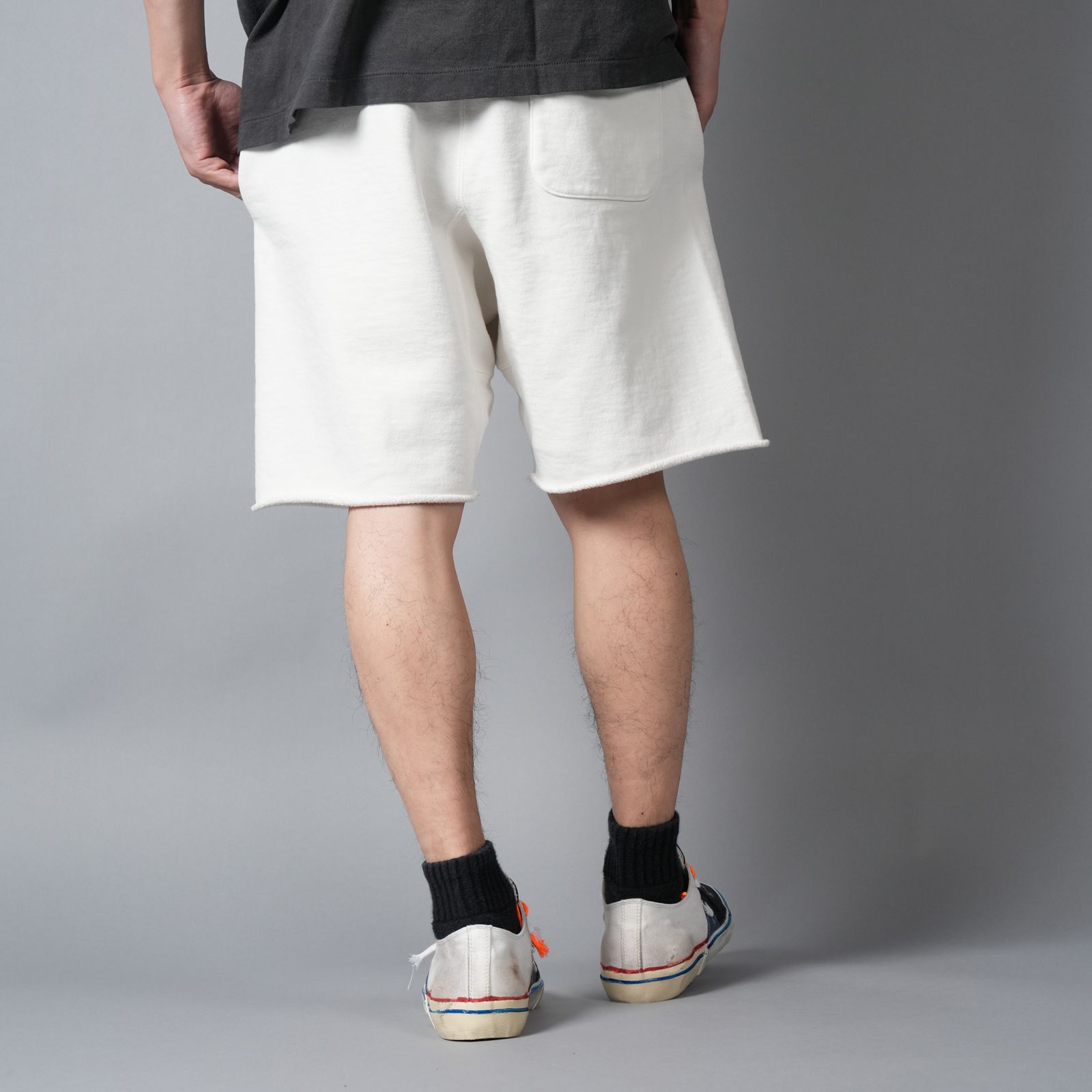 SM-MK8-0000-067 / SWEAT SHORTS / I LOVE SAINT / WHT / スウェットショーツ (ホワイト)
