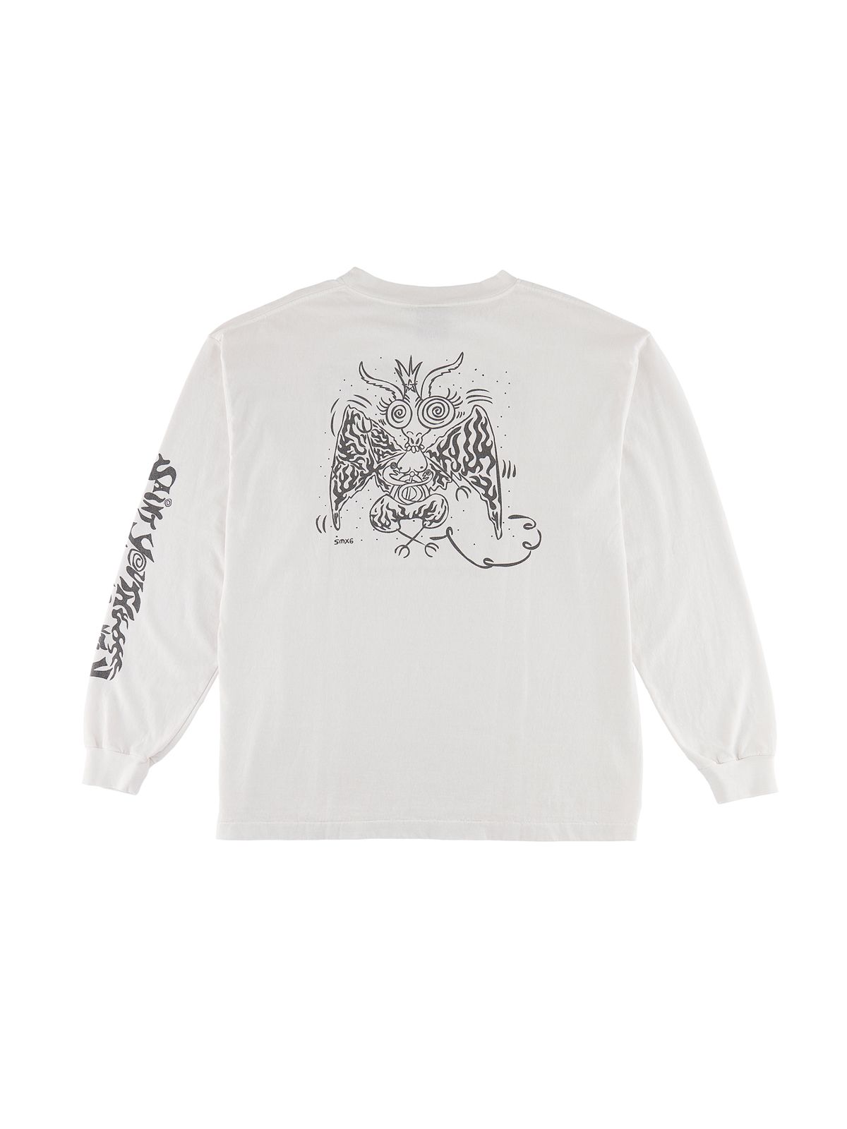 ©SAINT M×××××× - SM-A22-0000-010 / LS TEE / SATAN / WHITE