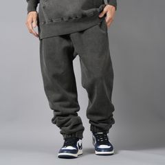 【ラスト1点】EMBROIDERED SWEAT PANTS "LASTMAN" / スウェットパンツ (ブラック)