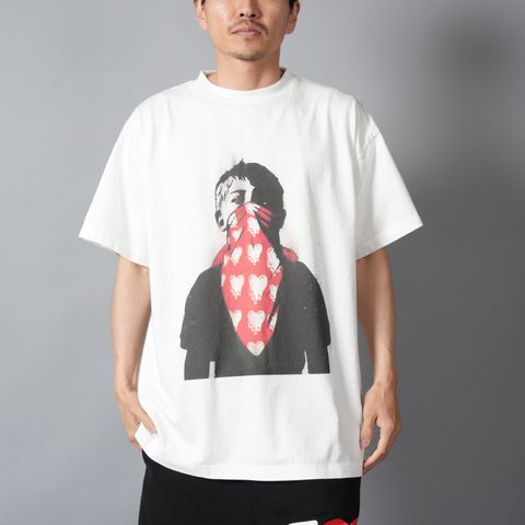 【コラボ】EU-MK8-0000-C31 / EU DK MASK SS TEE / WHITE / Tシャツ (ホワイト)