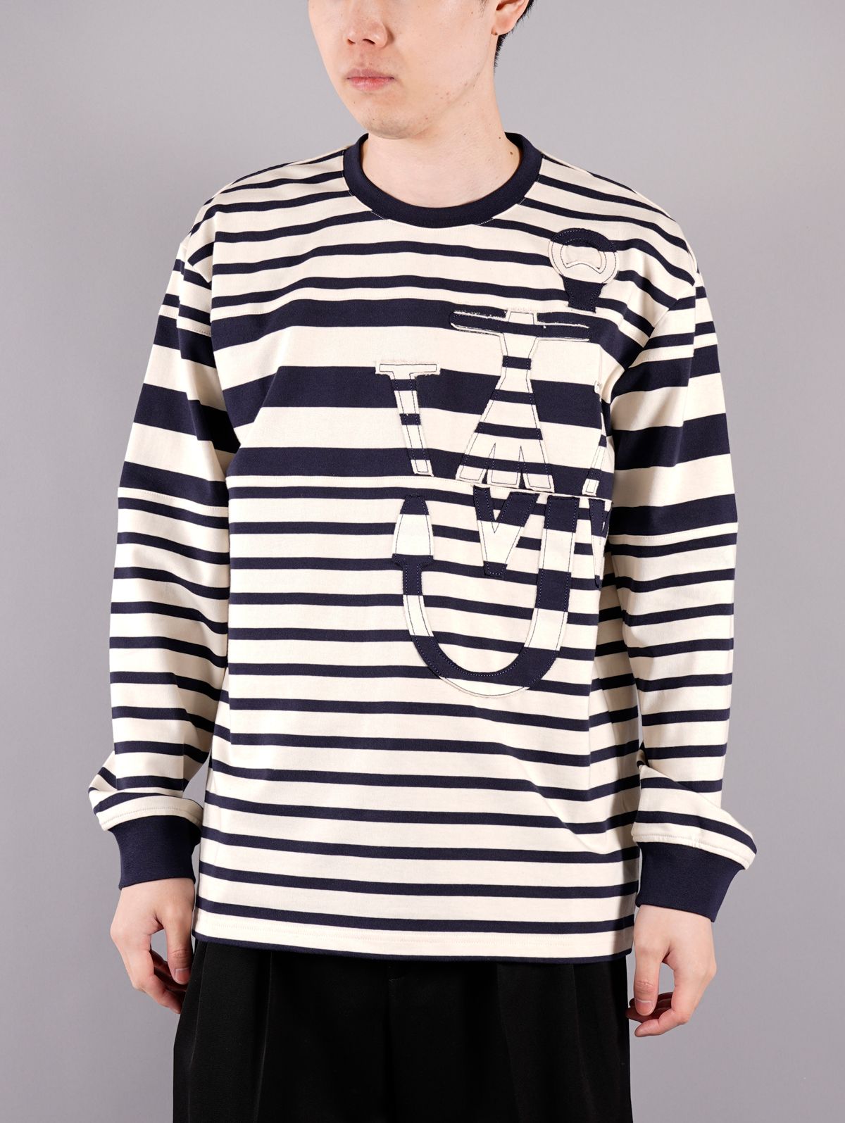 JW ANDERSON - ラスト1点 / DECONSTRUCTED ANCHOR LS T-SHIRT