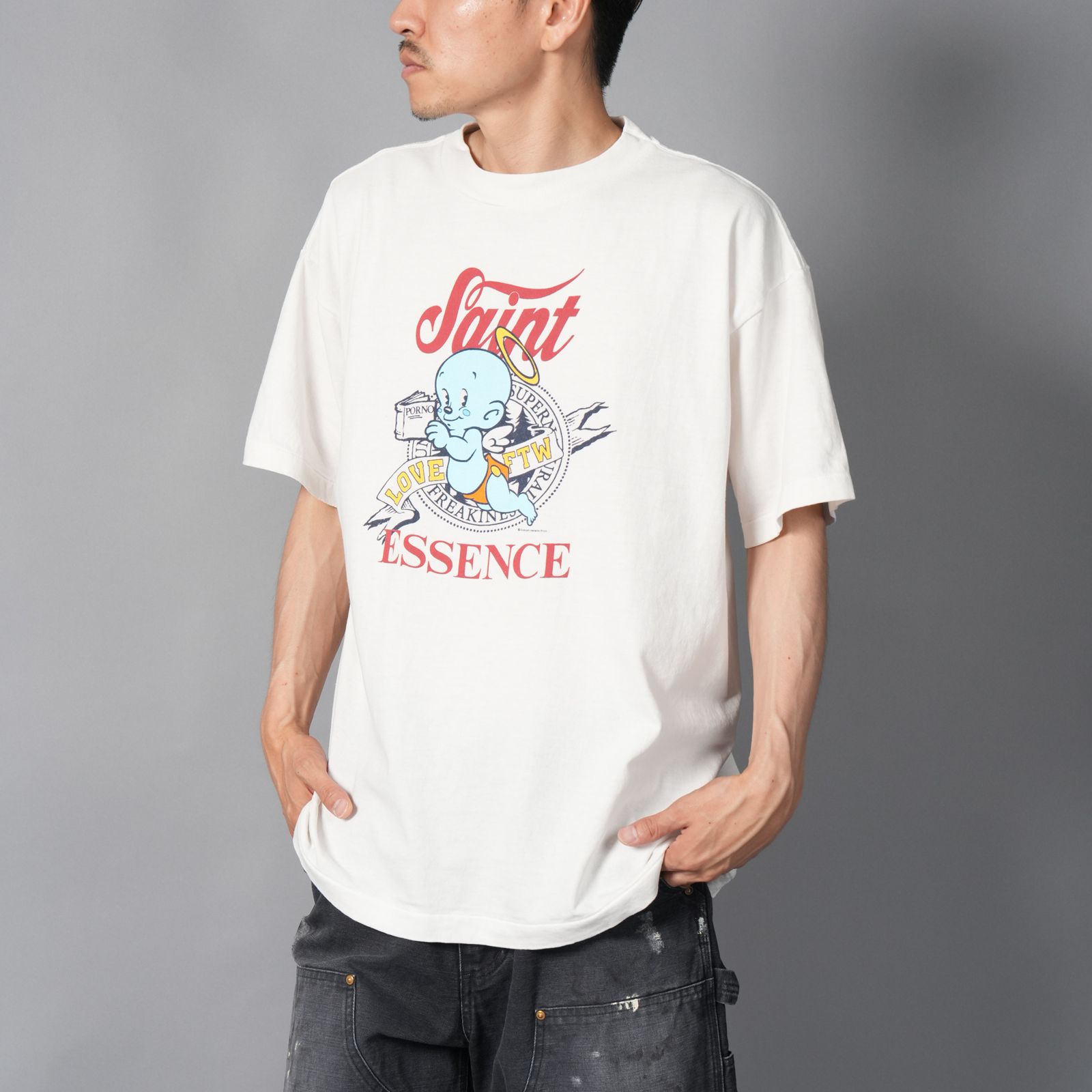 SM-HR1-0000-022 / SS TEE / BABY MICHAEL / WHITE / Tシャツ (ホワイト)