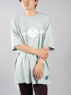 【ラスト1点】ANARCHY BIG TEE / オーバーサイズTシャツ / TOF-TEE-U03 / ライトブルー / メンズ