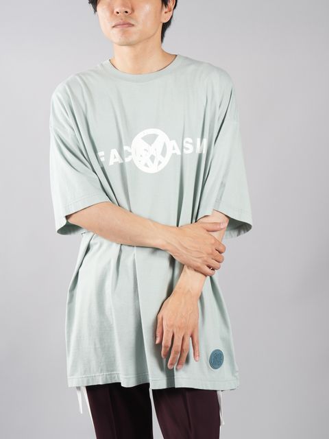 【ラスト1点】ANARCHY BIG TEE / オーバーサイズTシャツ / TOF-TEE-U03 / ライトブルー / メンズ