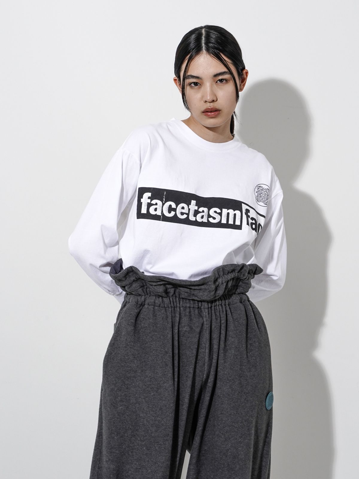 ラスト1点 / LOGO LONG TEE / ロゴ ロングティー / TOF-TEE-U04 / カットソー (ホワイト)