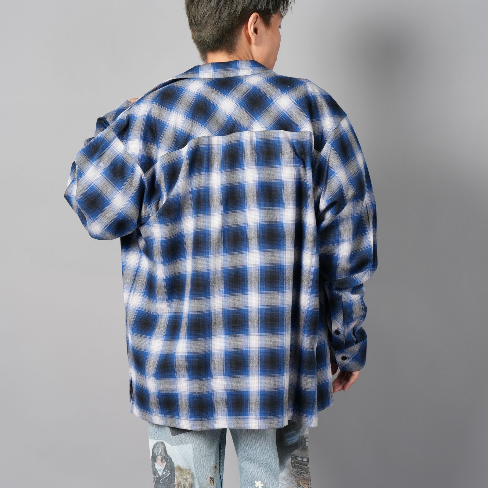 Rafu - 【残りわずか】Box shirt / ボックスシャツ / ネルシャツ