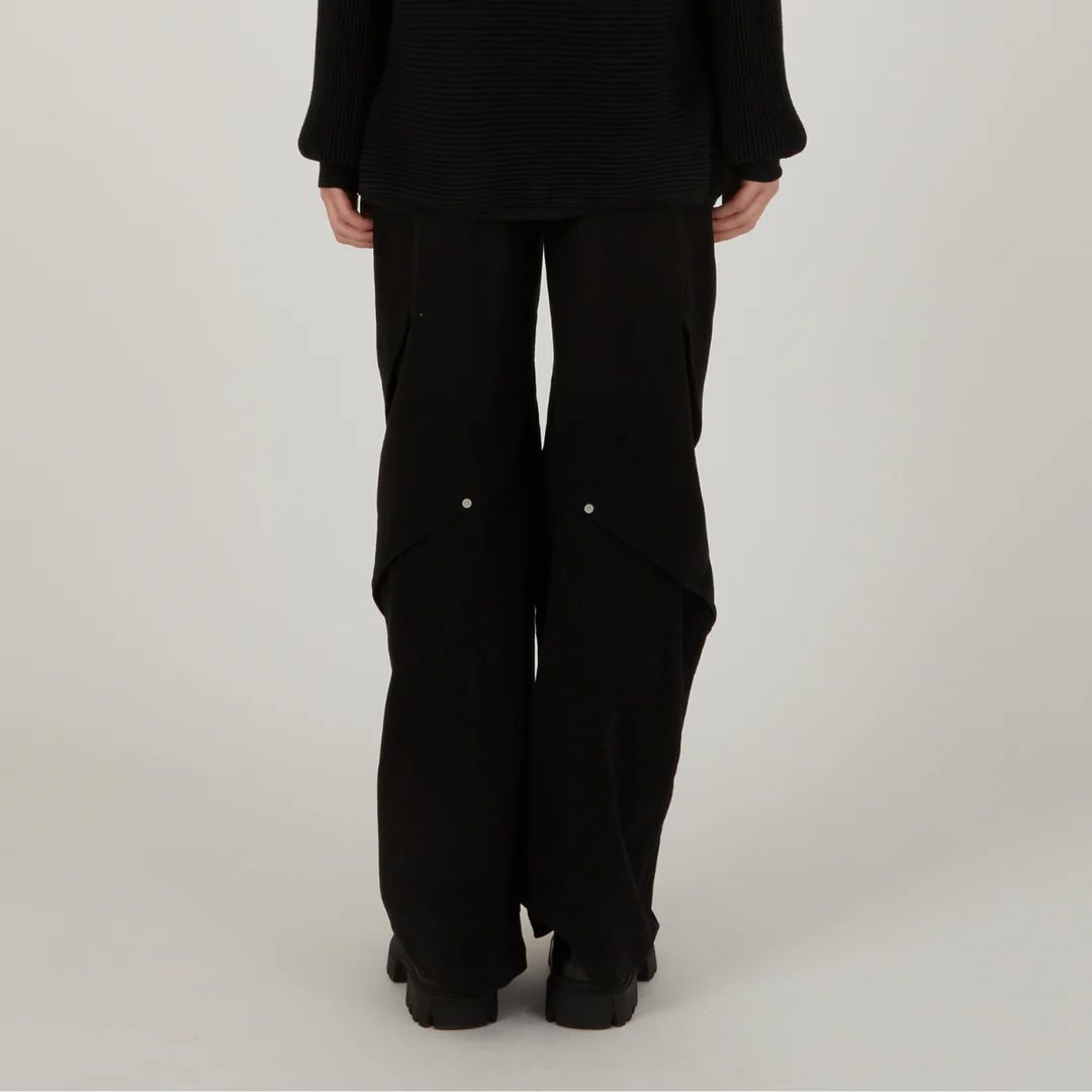 3D Double Knee Trousers / ダブルニー トラウザーズ (ブラック)