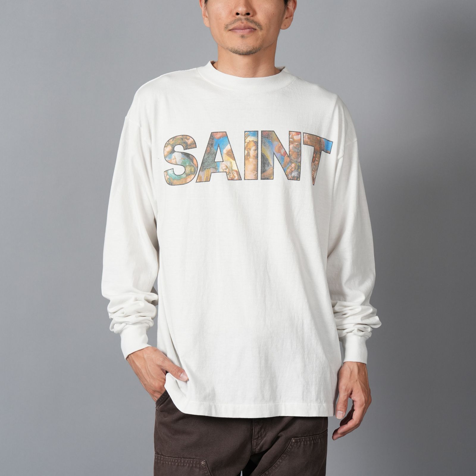 <y.m 様> SAINT M×××××× - 【残りわずか】SM-YS1-0000-015 / LS TEE